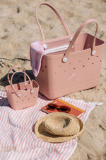 Load image into Gallery viewer, Mini Tribe Bag in Seashell Pink
