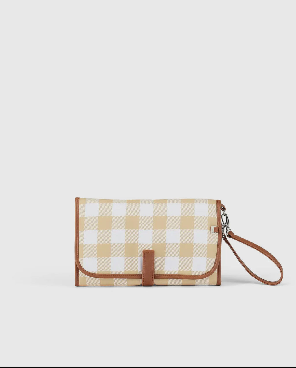 Change Mat Clutch - Beige Gingham