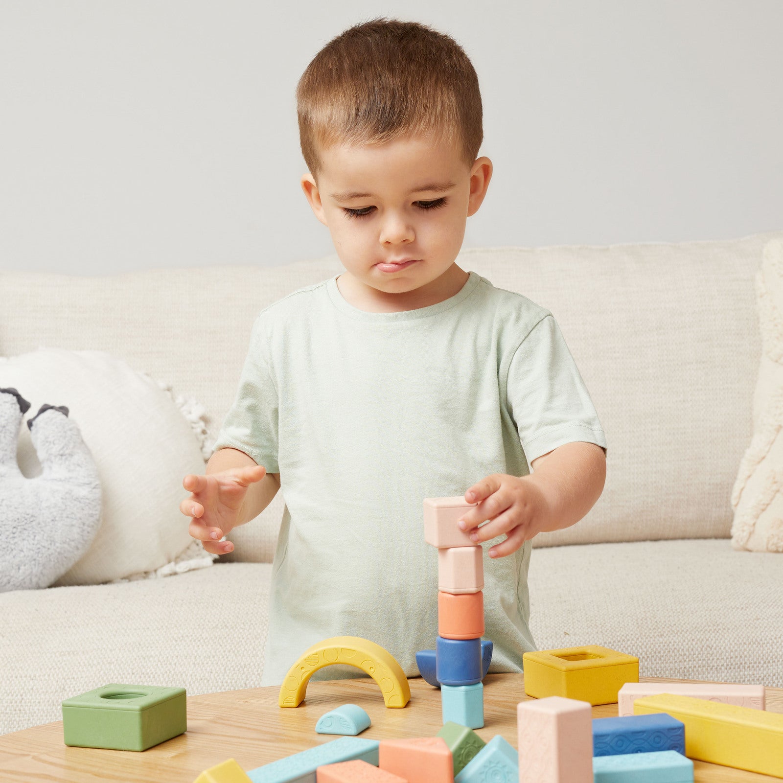 Rattle & Stack Blocks - Starter Pack Of 11