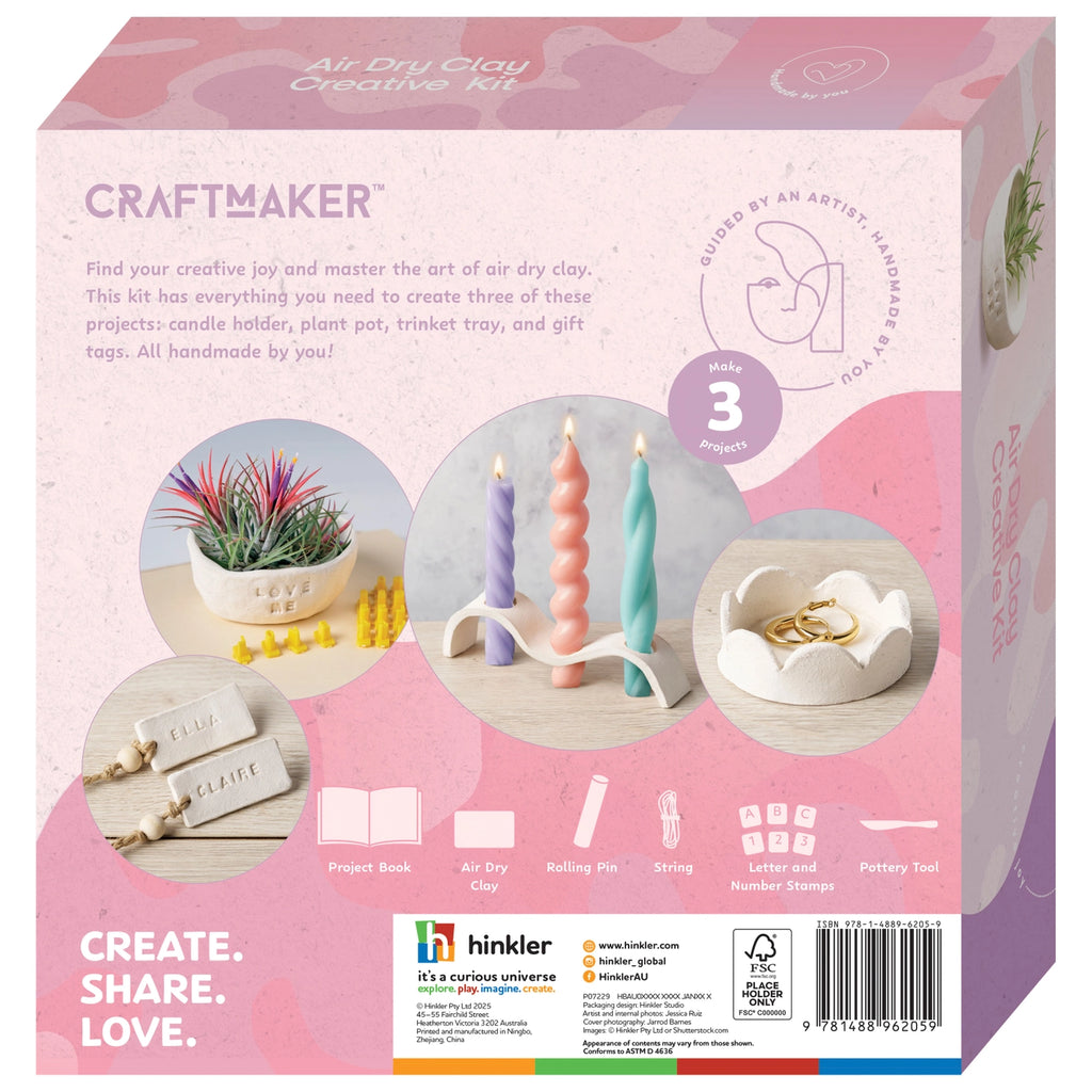 Craft Maker Air Dry Clay Creative Kit