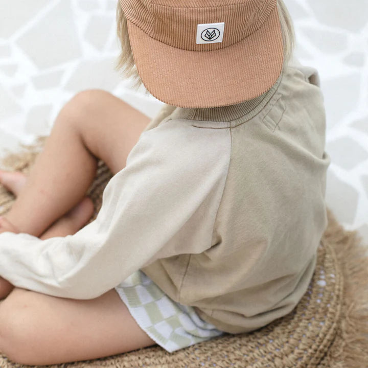 Corduroy Hat in Tan