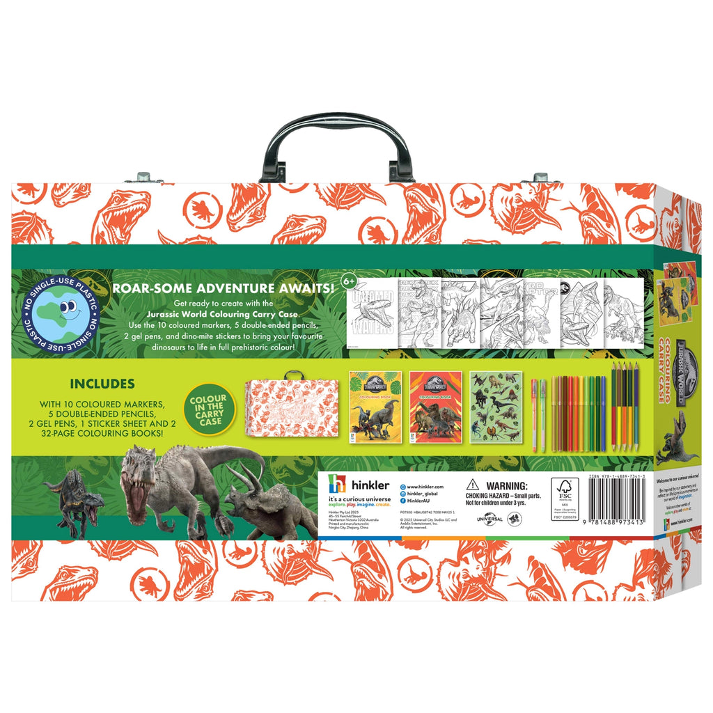 Kaleidoscope Jurassic World Colouring Carry Case