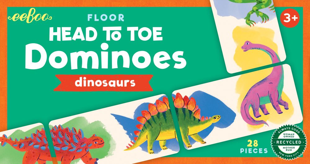 Eeboo Dominoes – Mini Dinosaur