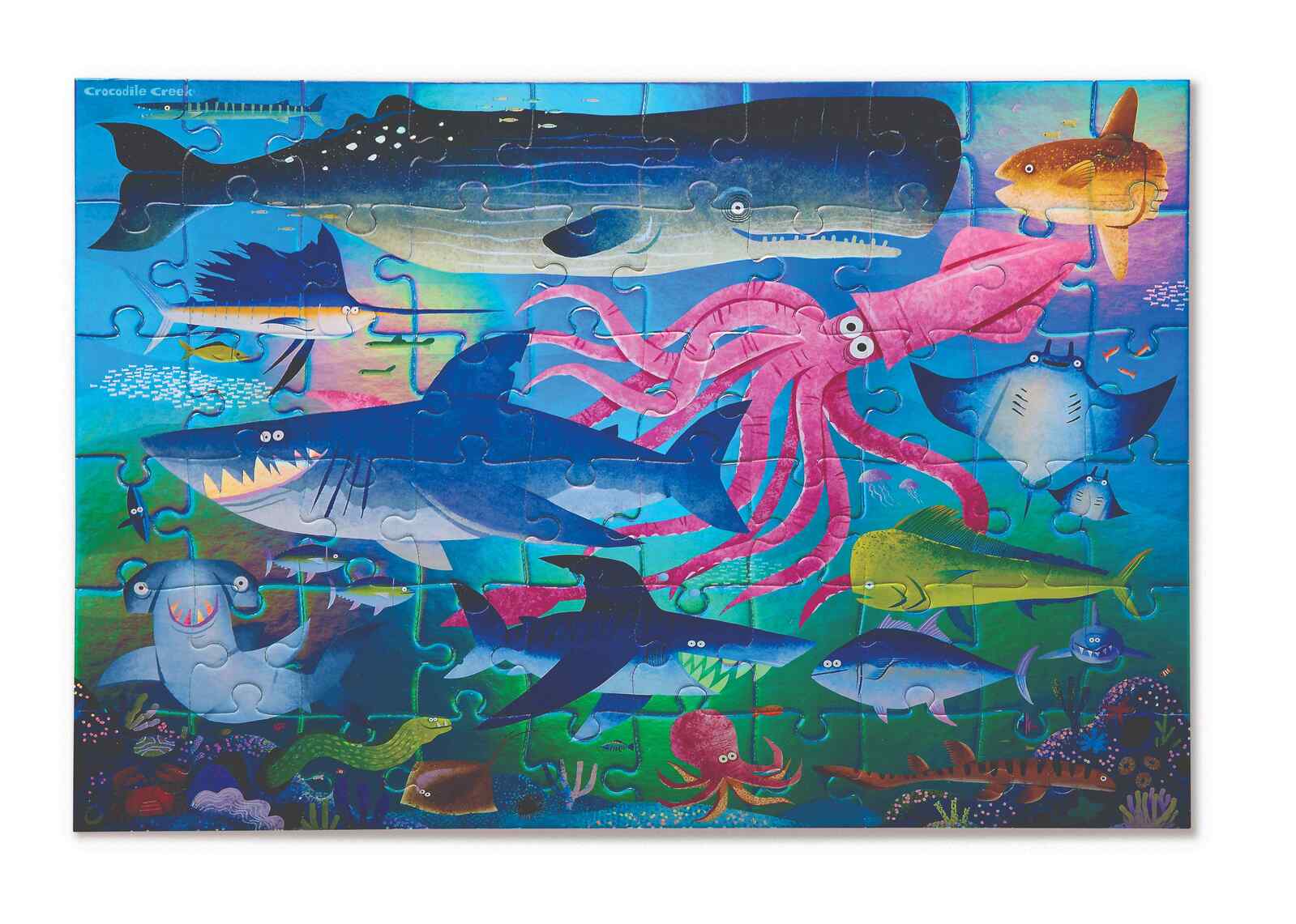 Foil Puzzle 60 pc - Shimmering Shark