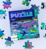 Load image into Gallery viewer, Foil Puzzle 60 pc - Shimmering Shark
