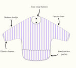 Load image into Gallery viewer, Smock Bib Lilac
