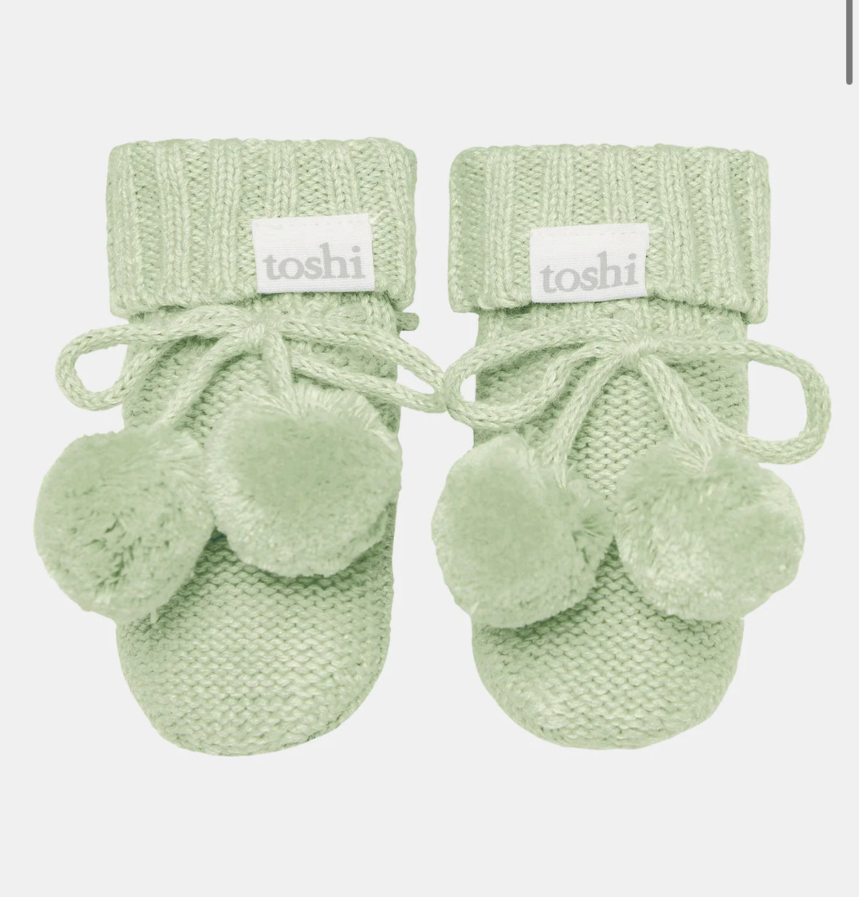 Organic Booties Marley - Matcha