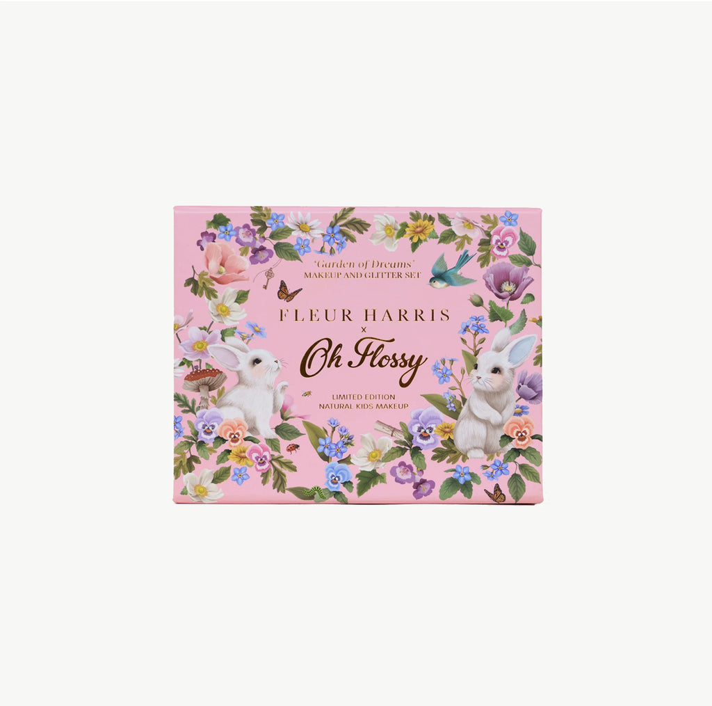 Oh Flossy X Fleur Harris - Garden of Dreams Collection Mini Makeup & Glitter Set