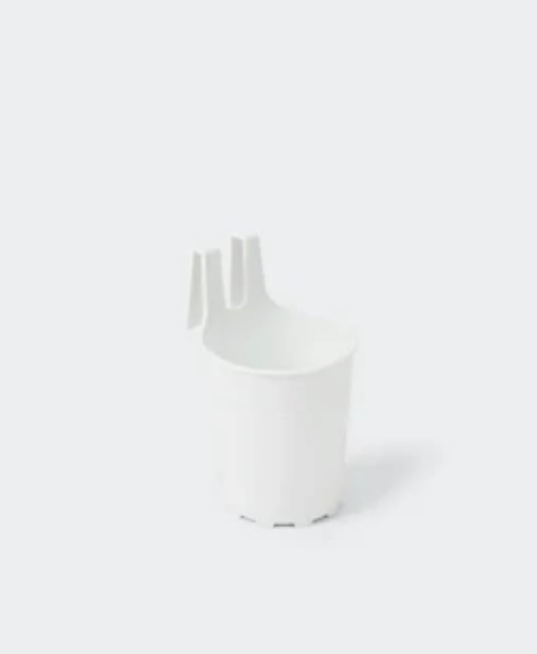 White Cup Holder