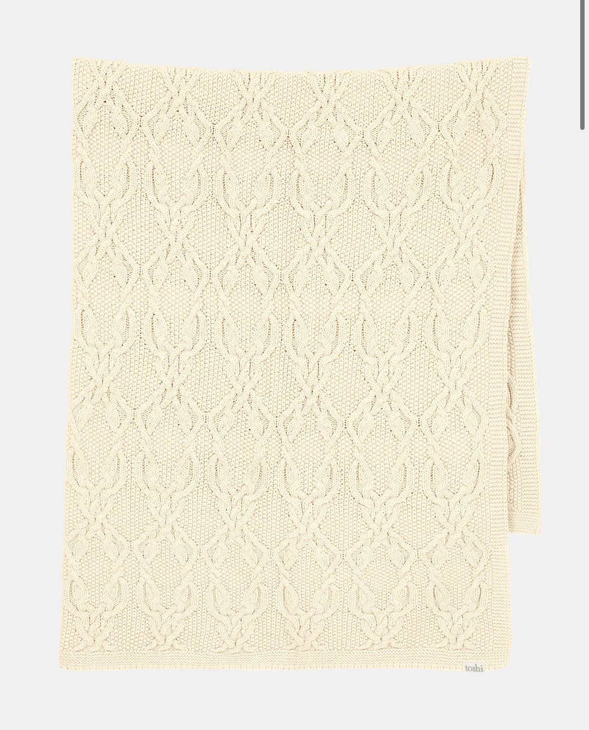 Organic Blanket Bowie - Feather