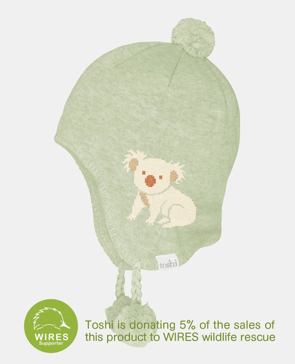 Organic Earmuff Storytime - Koala