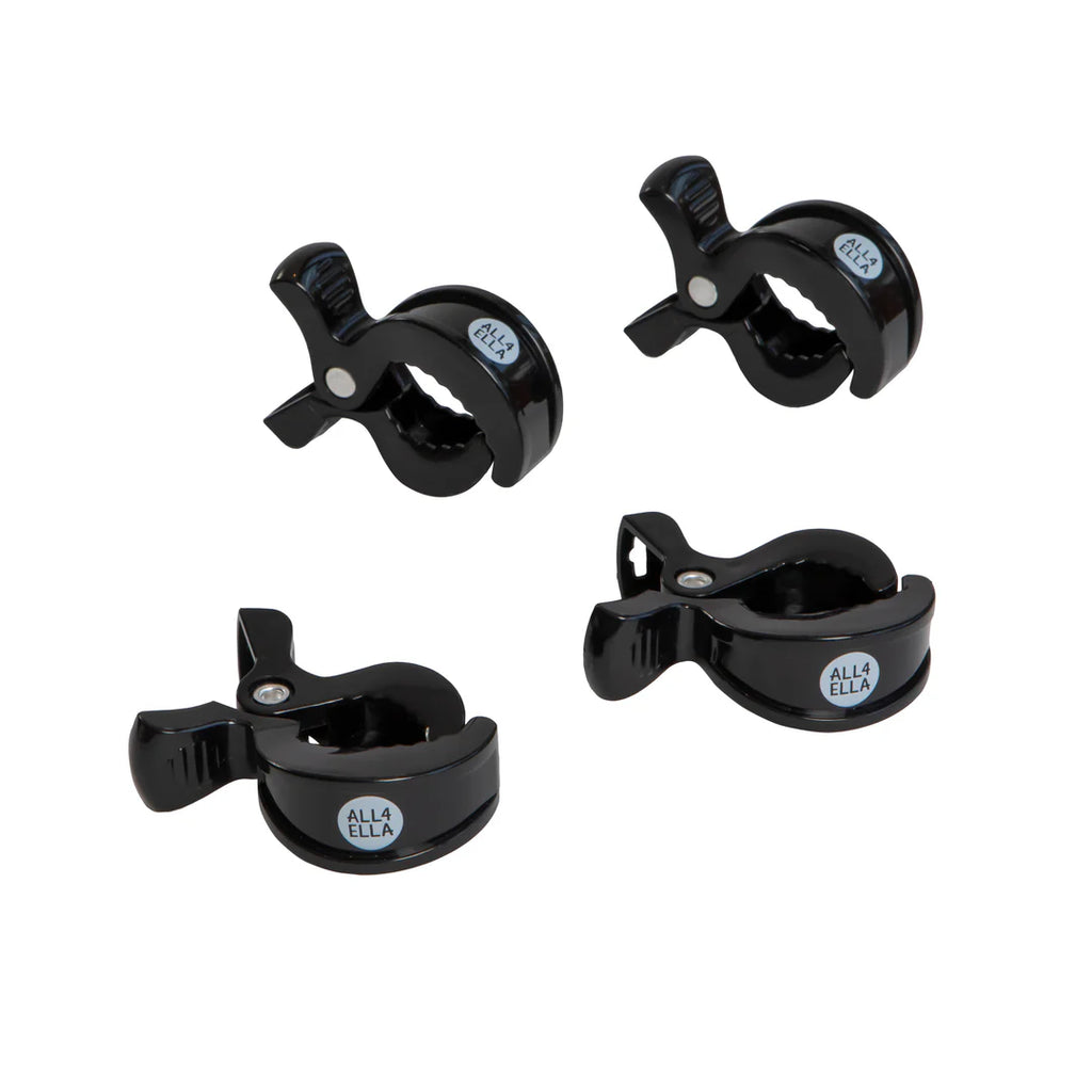 PRAM PEGS 4 PK - BLACK