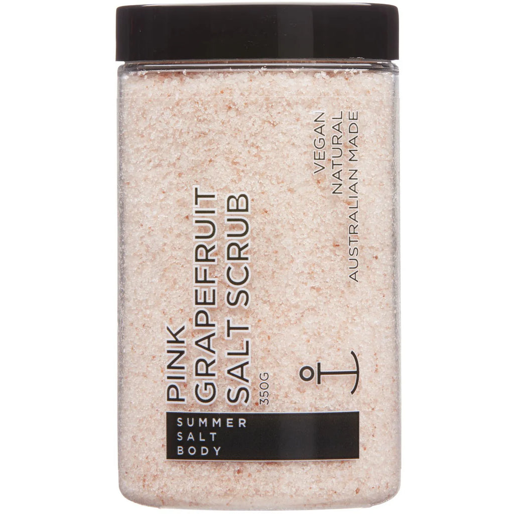 PINK GRAPEFRUIT HIMALAYAN SALT SCRUB - 350G TUB