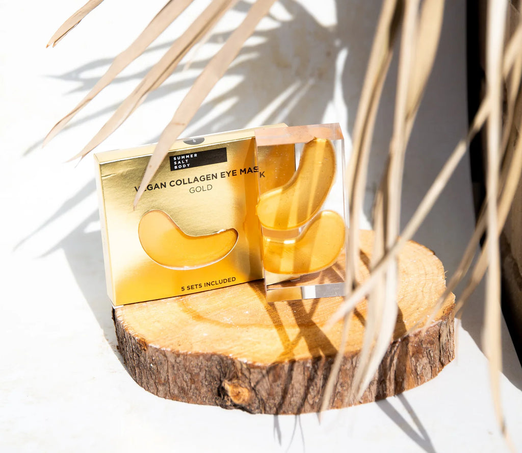 VEGAN COLLAGEN EYE MASK GOLD
