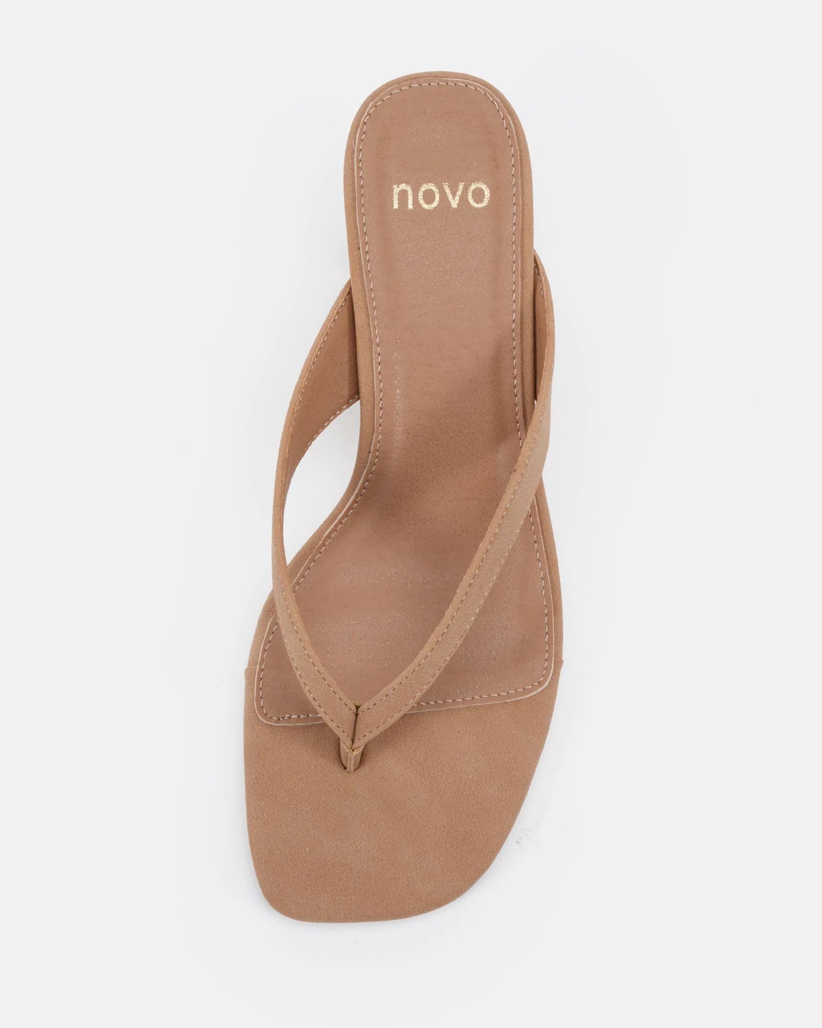 Neave Biscoff Nubuck High Heels
