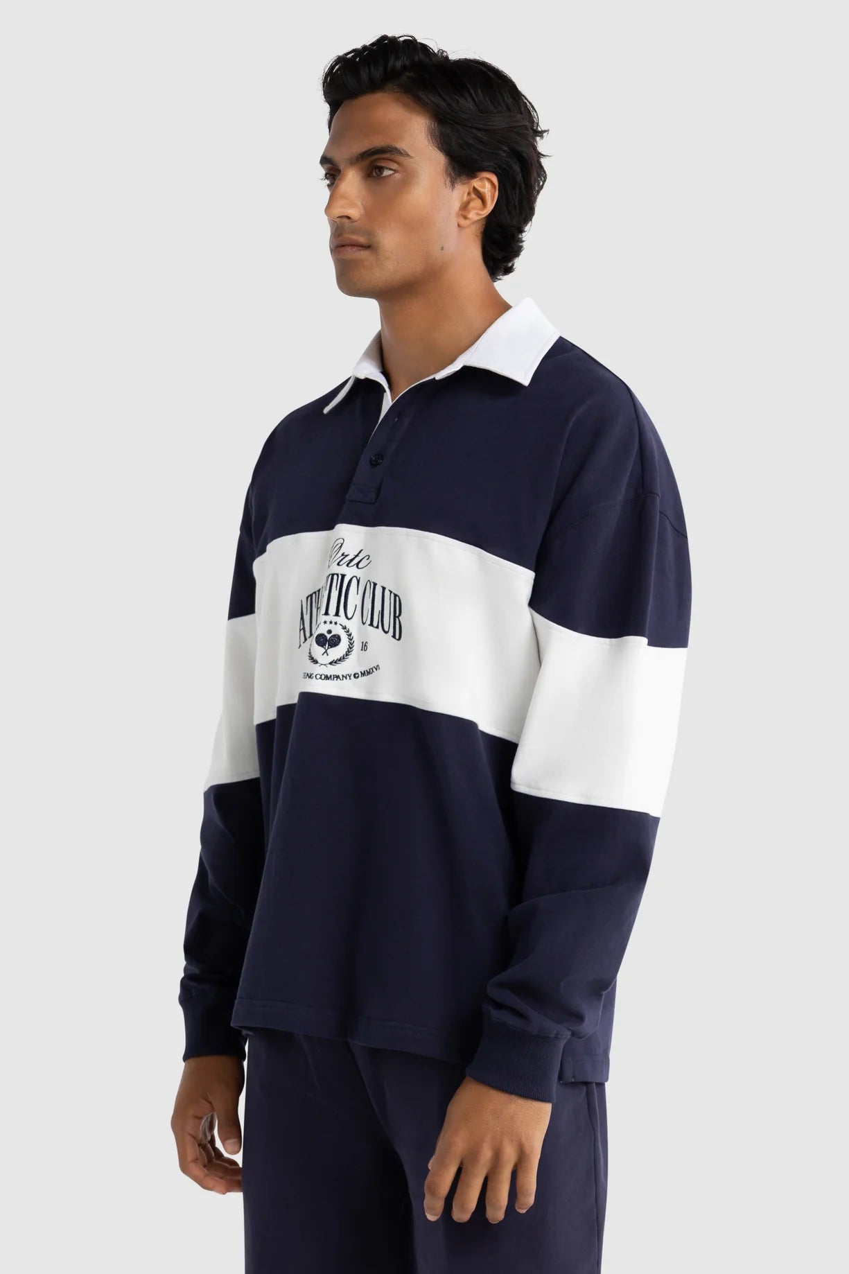 Athletic Club Rugby Sweater Navy