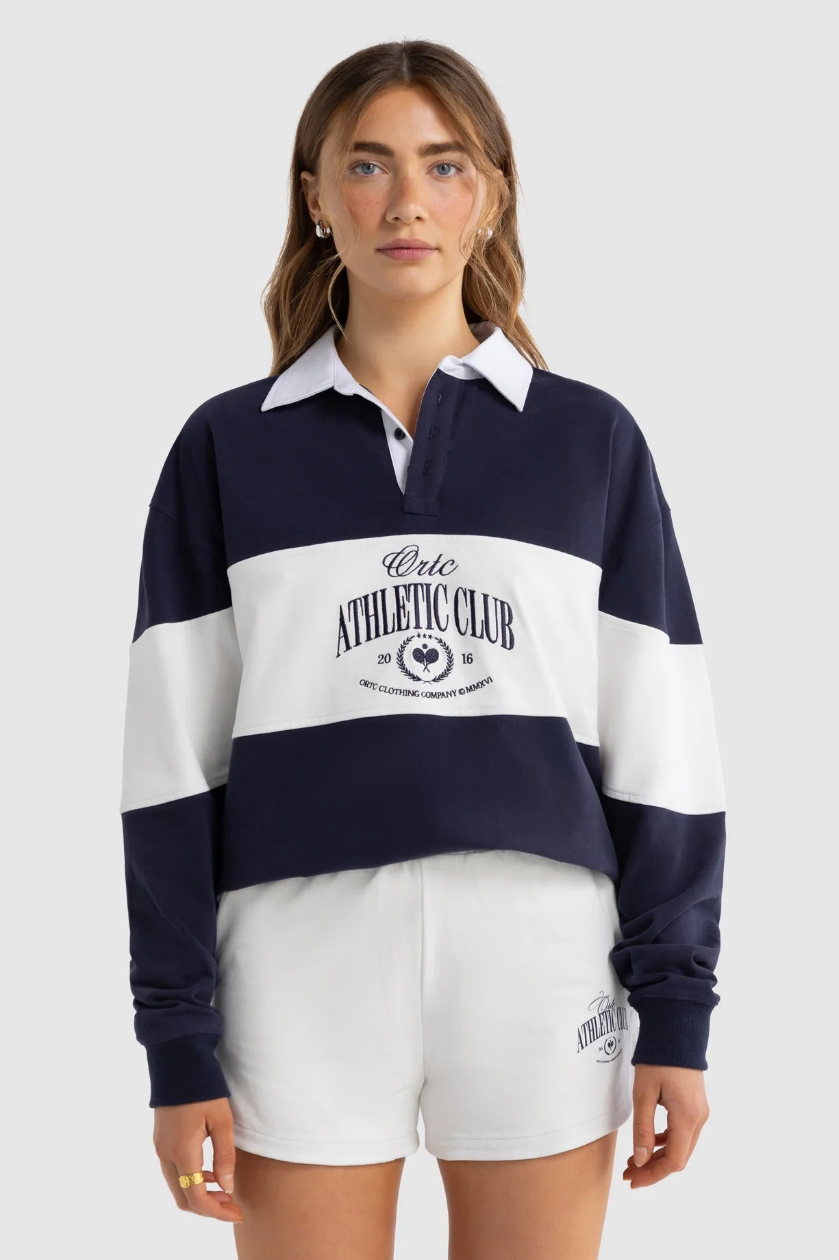 Athletic Club Rugby Sweater Navy