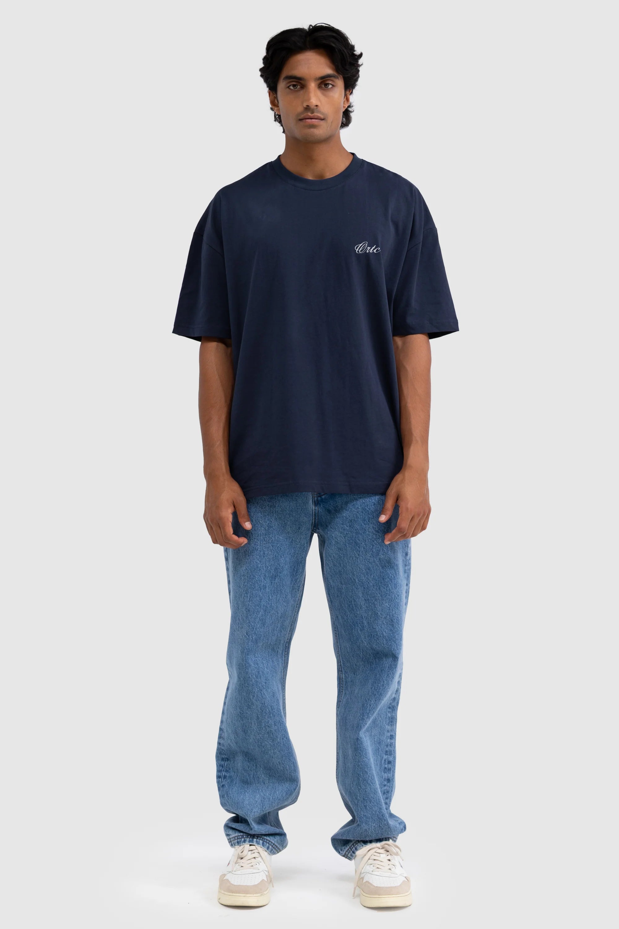 Athletic Club Box T Shirt Navy