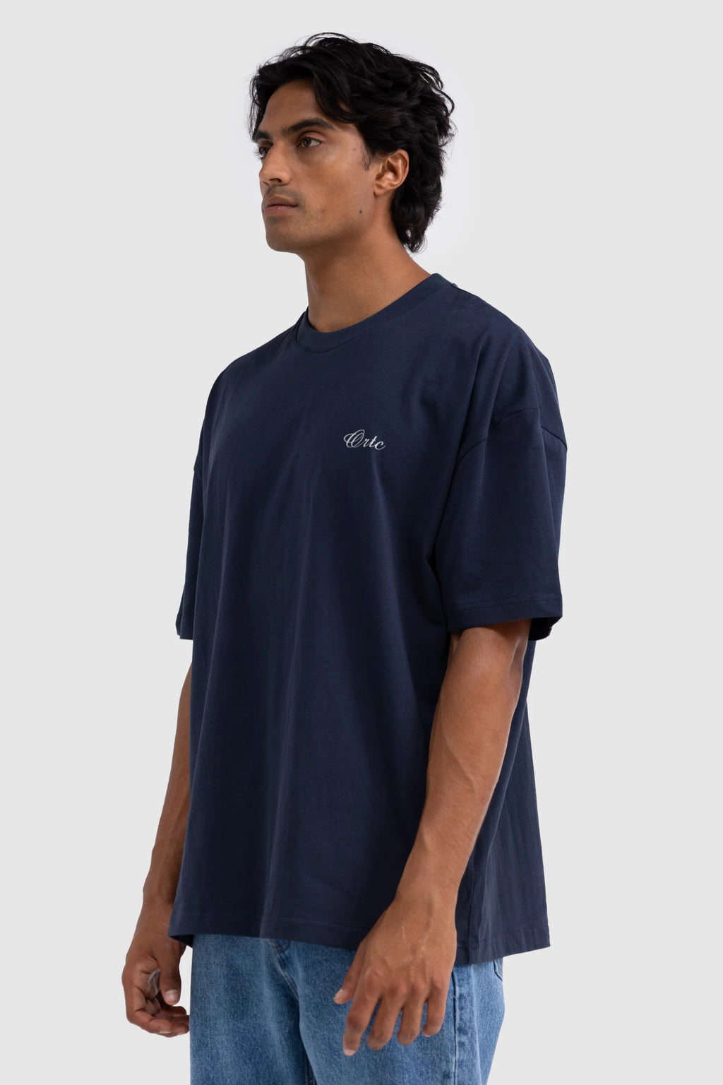 Athletic Club Box T Shirt Navy