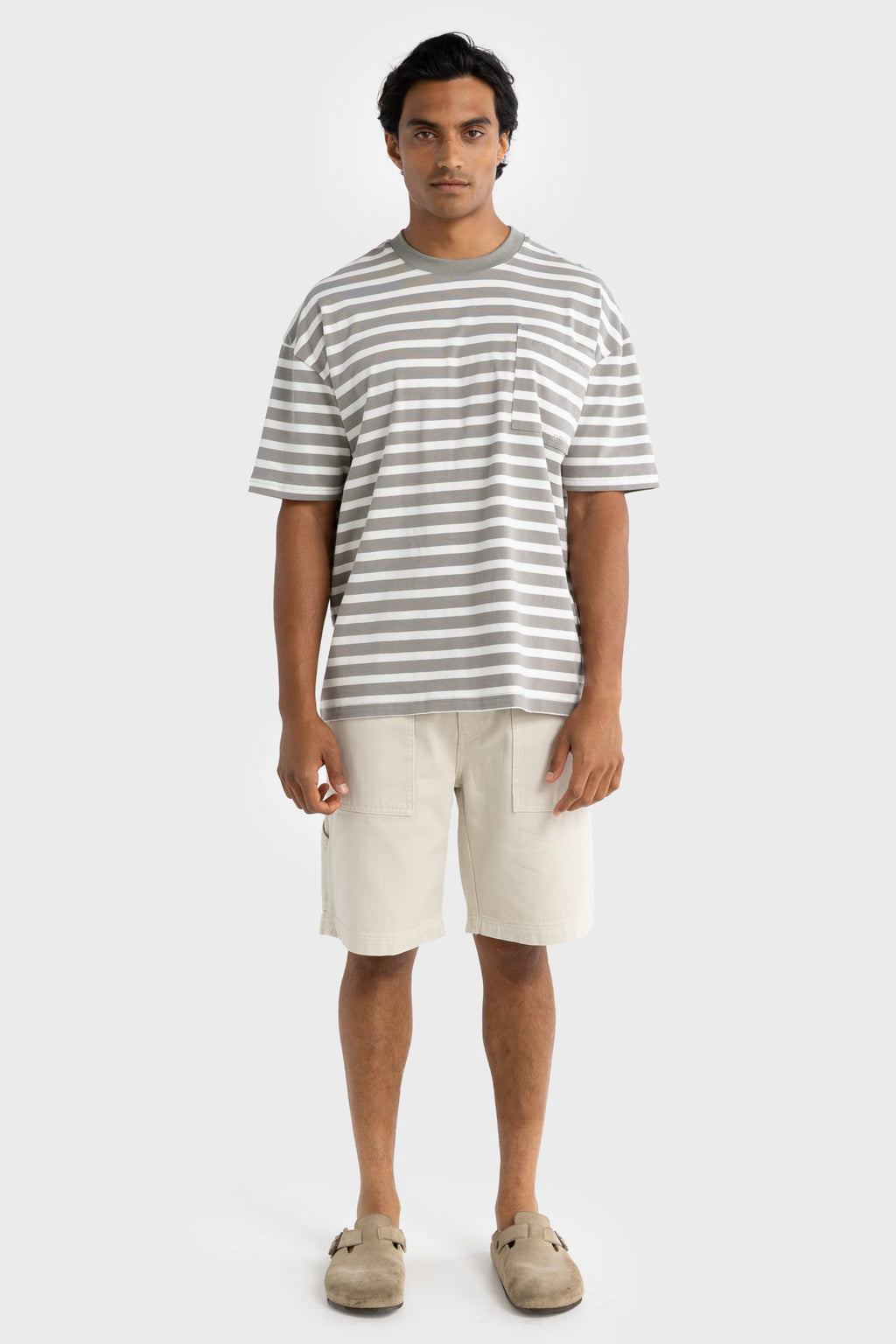 Cooper Box Fit T Shirt Sage