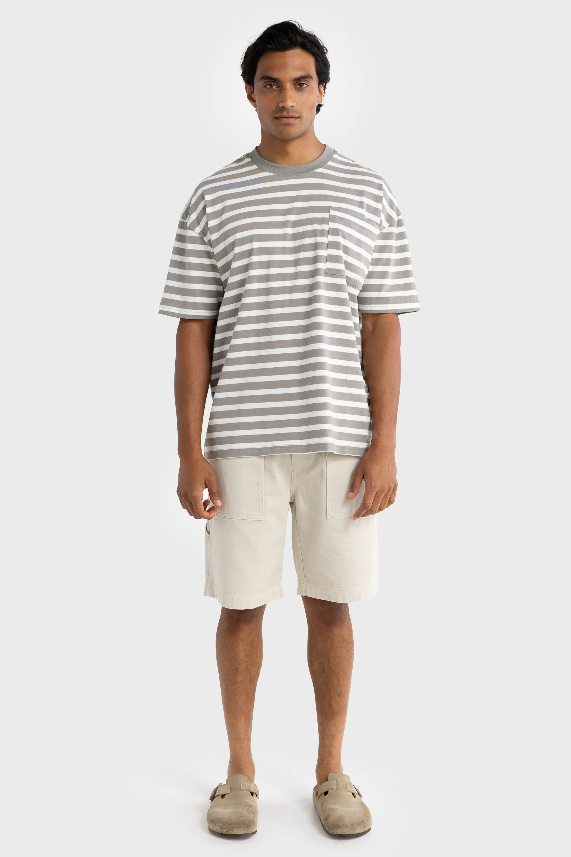 Cooper Box Fit T Shirt Sage