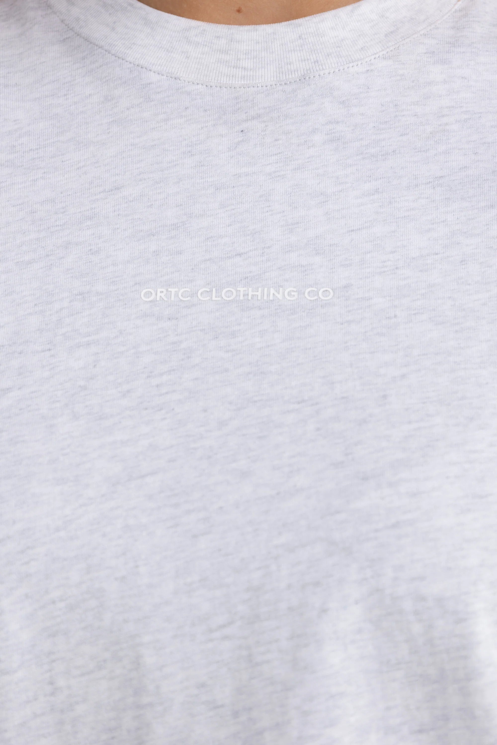 Oversized Logo T Shirt White Marle