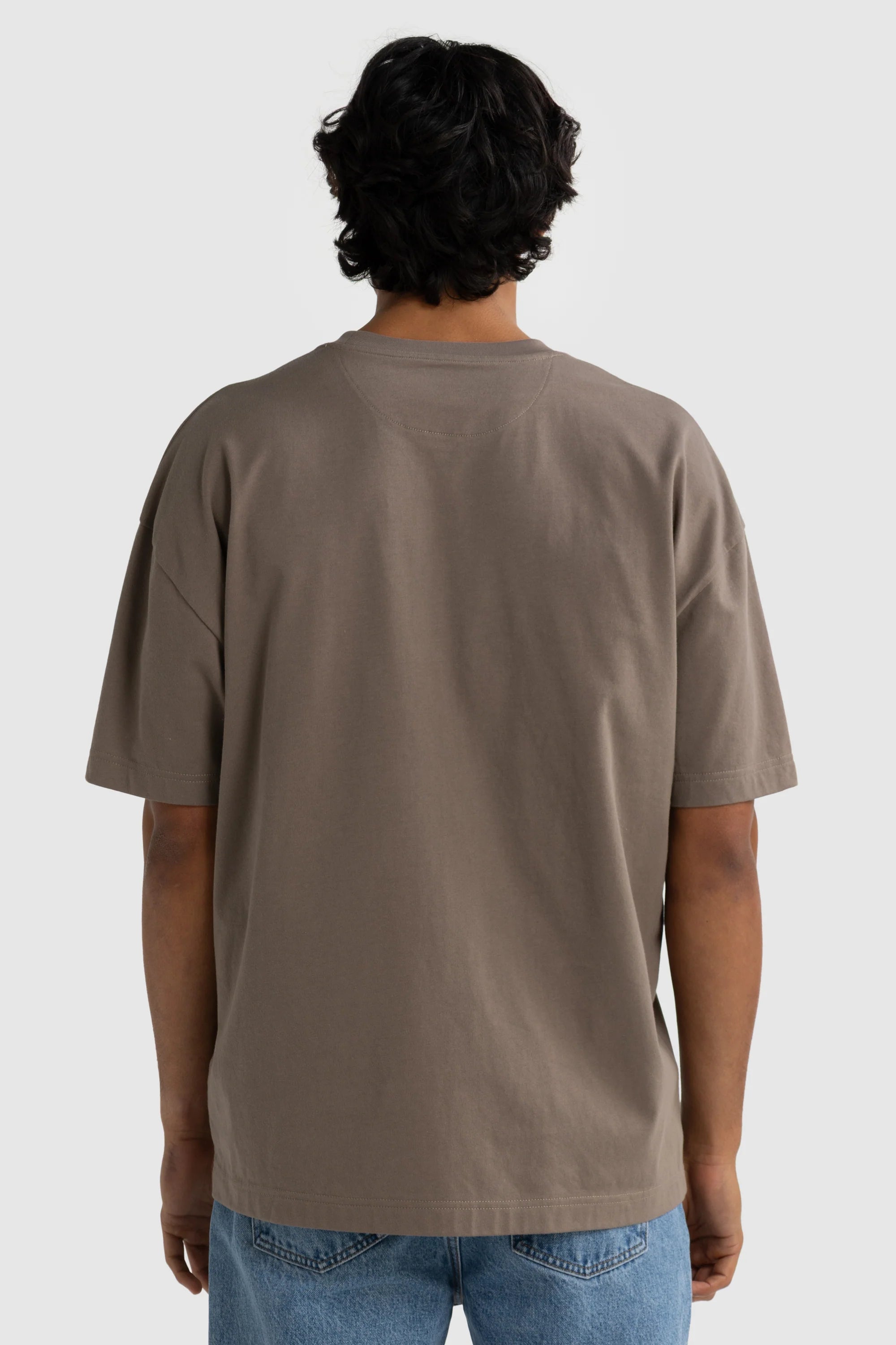 Lennox Box Fit T Shirt Bark