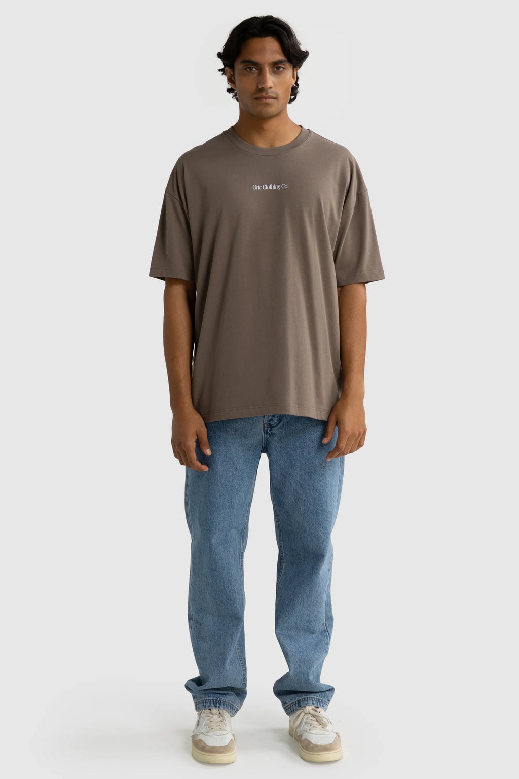 Lennox Box Fit T Shirt Bark