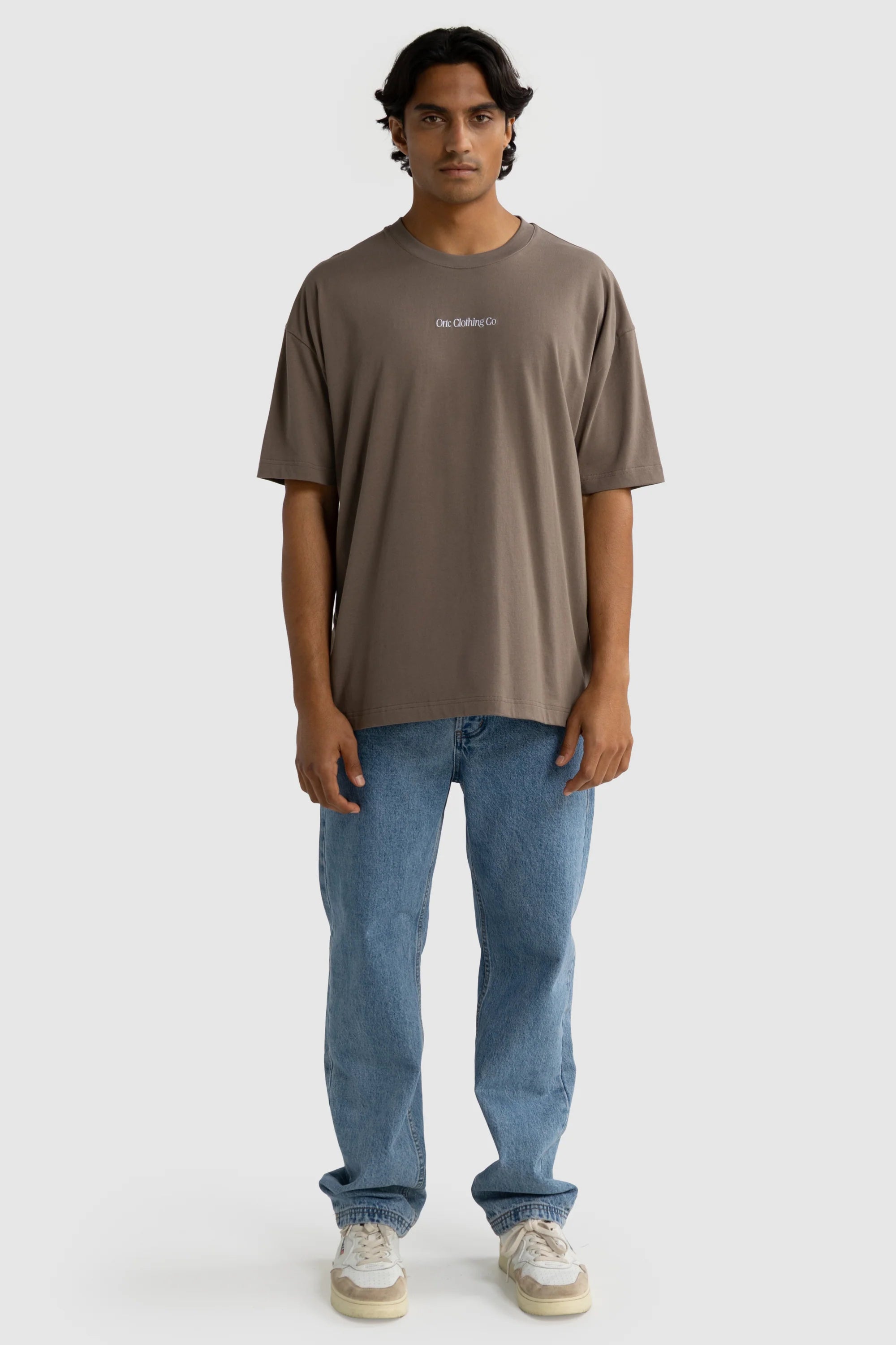 Lennox Box Fit T Shirt Bark