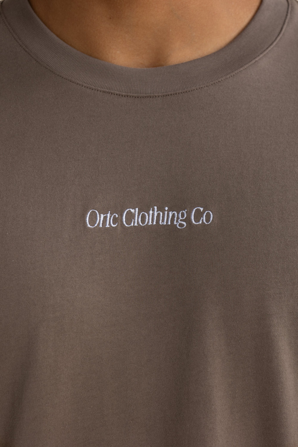 Lennox Box Fit T Shirt Bark