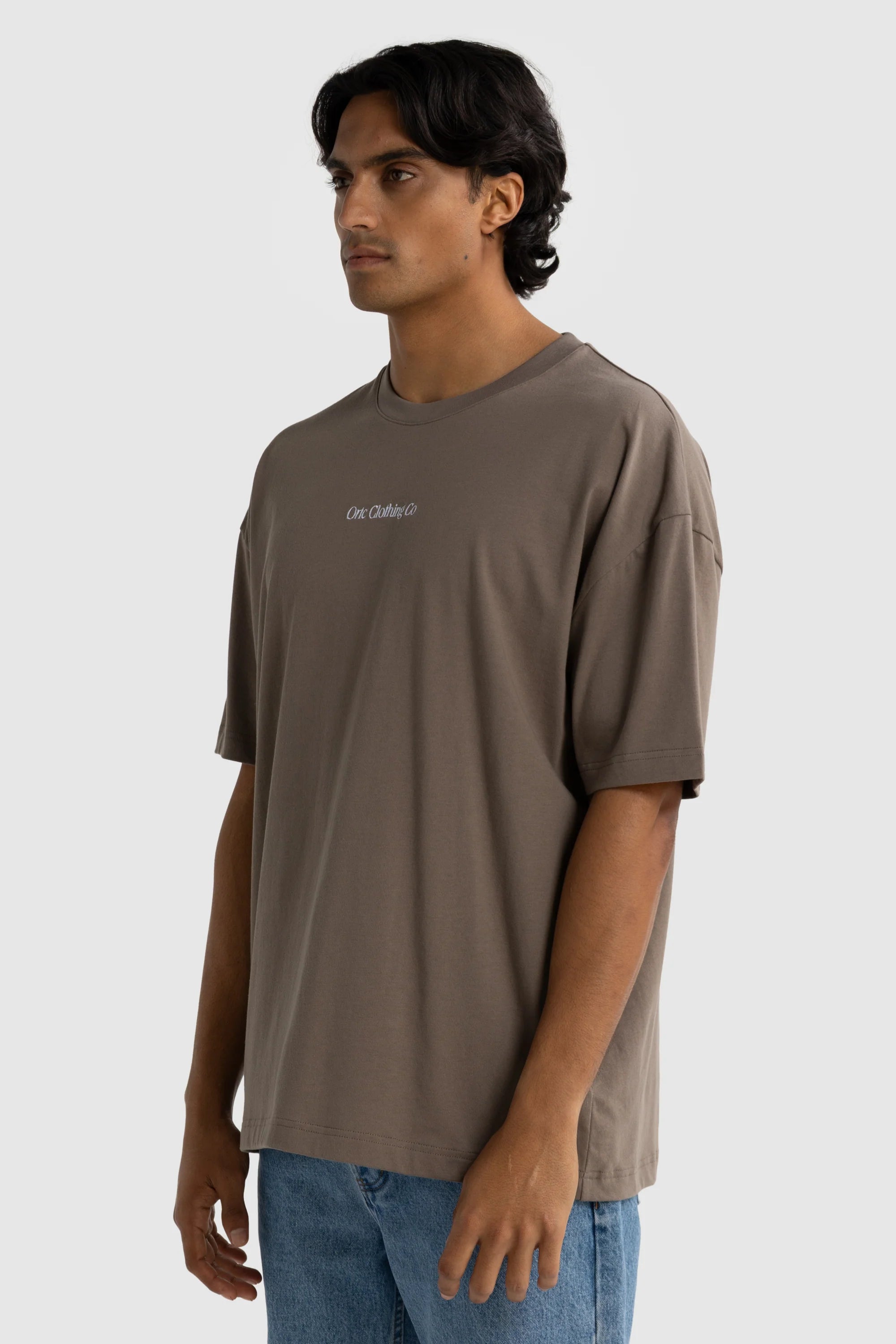 Lennox Box Fit T Shirt Bark