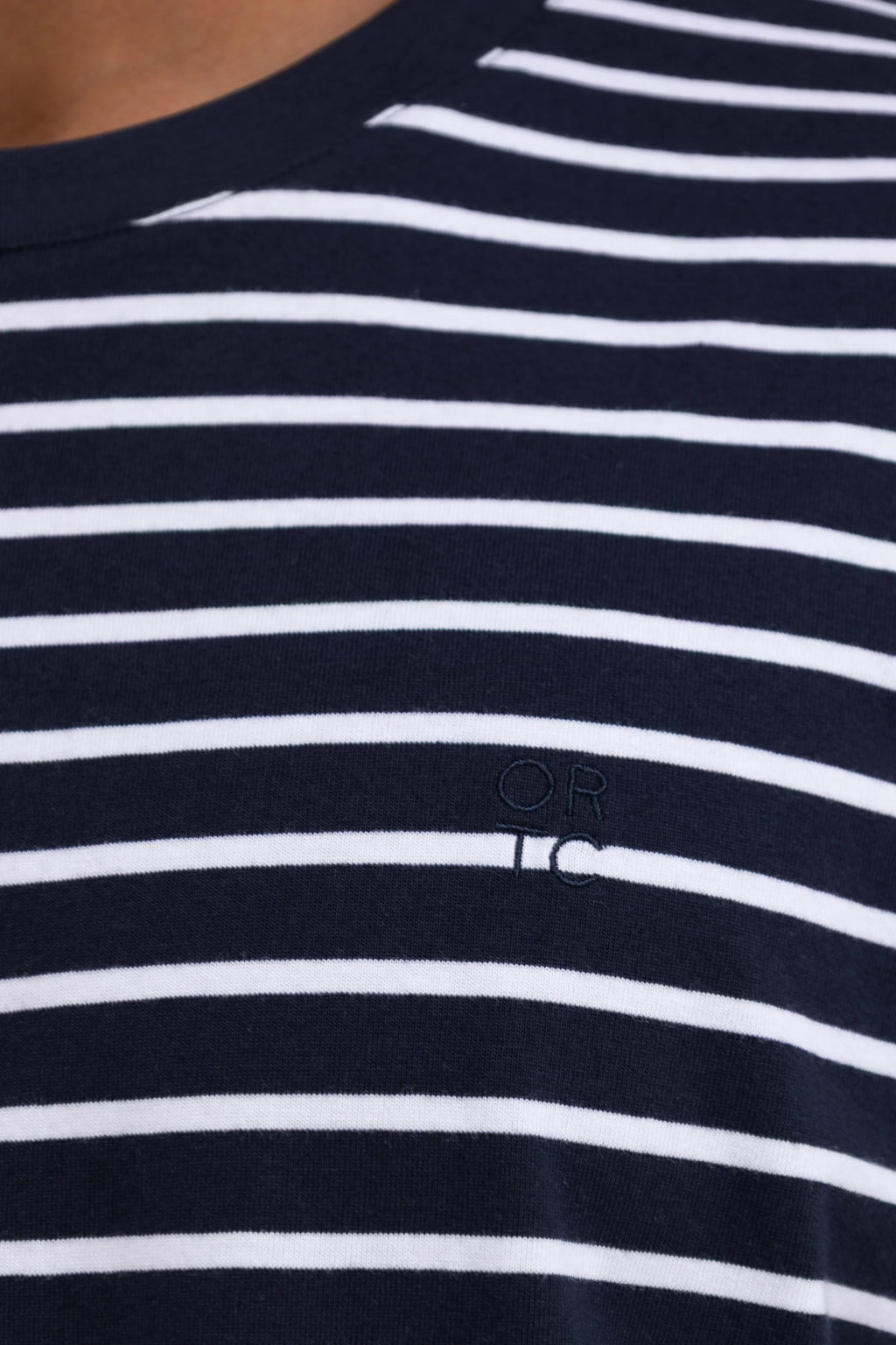 Louis Stripe T Shirt Navy