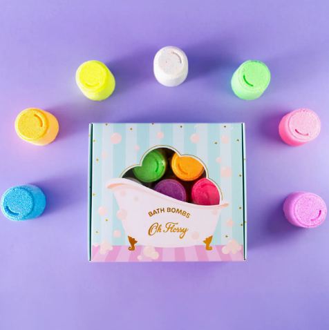 Oh Flossy Kids Mini Bath Bombs