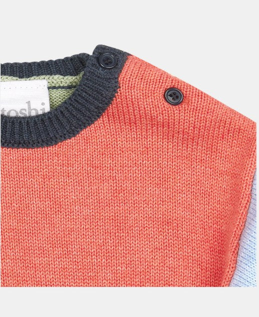 Organic Pullover Bobby - Paprika
