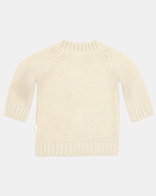Organic Cardigan Andy - Feather