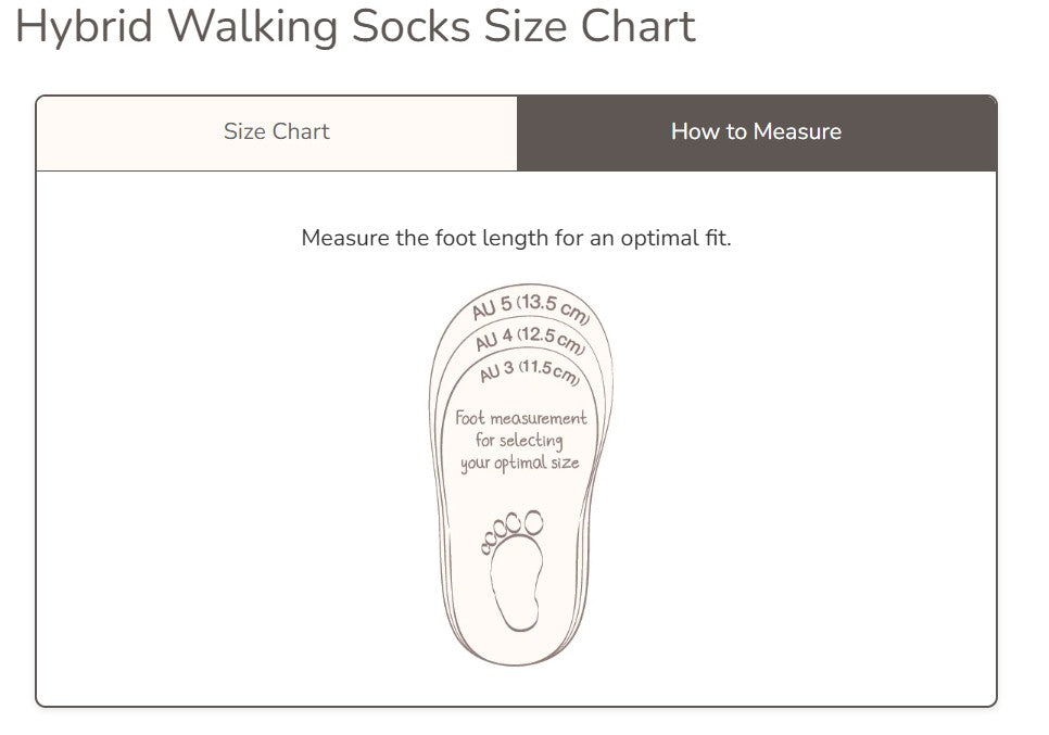 Organic Hybrid Walking Socks Dreamtime Footsteps - Driftwood