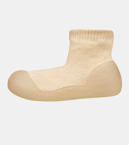 Organic Hybrid Walking Socks Dreamtime Footsteps - Driftwood