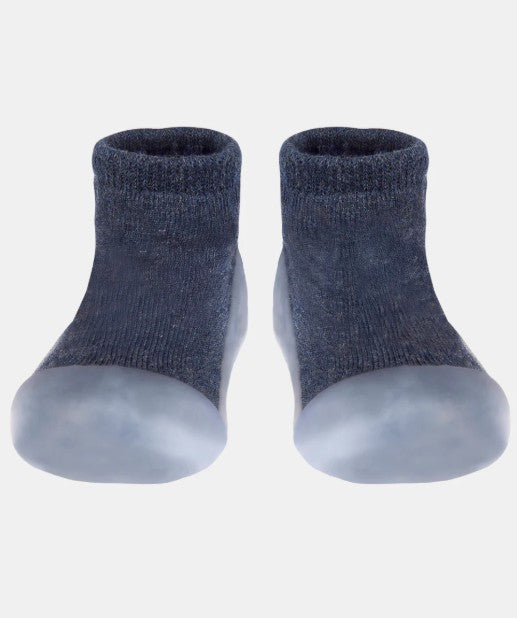 Organic Hybrid Walking Socks Dreamtime Footsteps - Ink