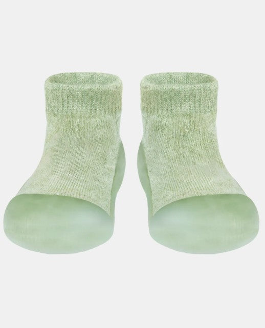 Organic Hybrid Walking Socks Dreamtime Footsteps - Matcha