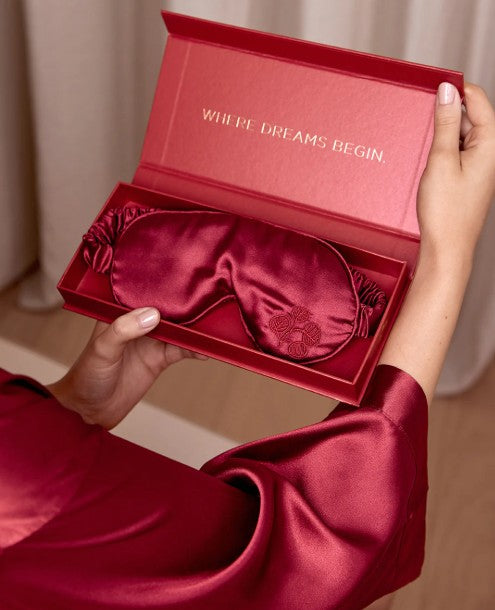 Sleep Eye Mask - Ruby