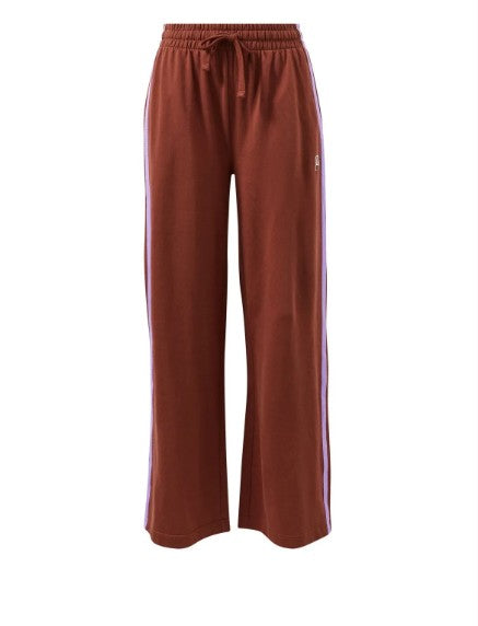 Gigi Wide Leg Track pant Burnt Toffee