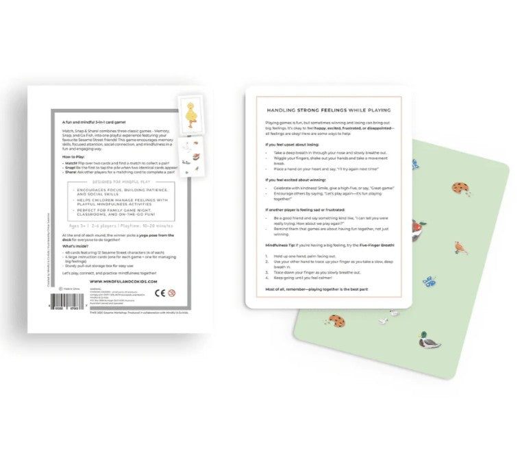 Sesame Street 3-in-1 Card Game