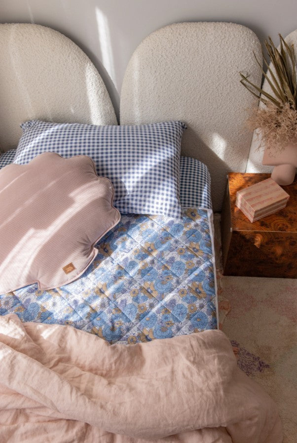 Blue Meadow Bed Wetting Mat