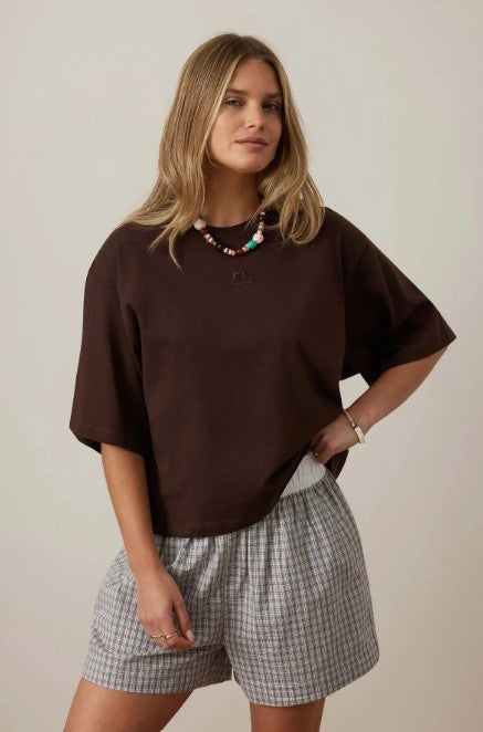 Pheobe Premium Tee Chocolate