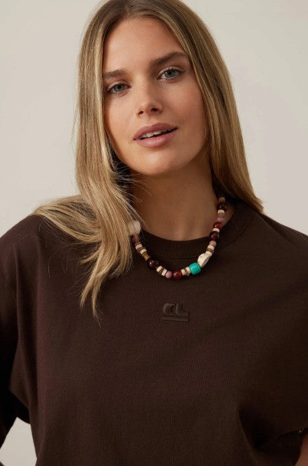 Pheobe Premium Tee Chocolate