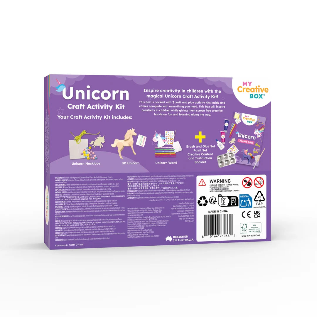 Unicorn and Fairy Craft Mini Activity Box