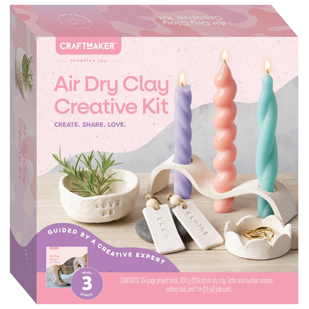Craft Maker Air Dry Clay Creative Kit