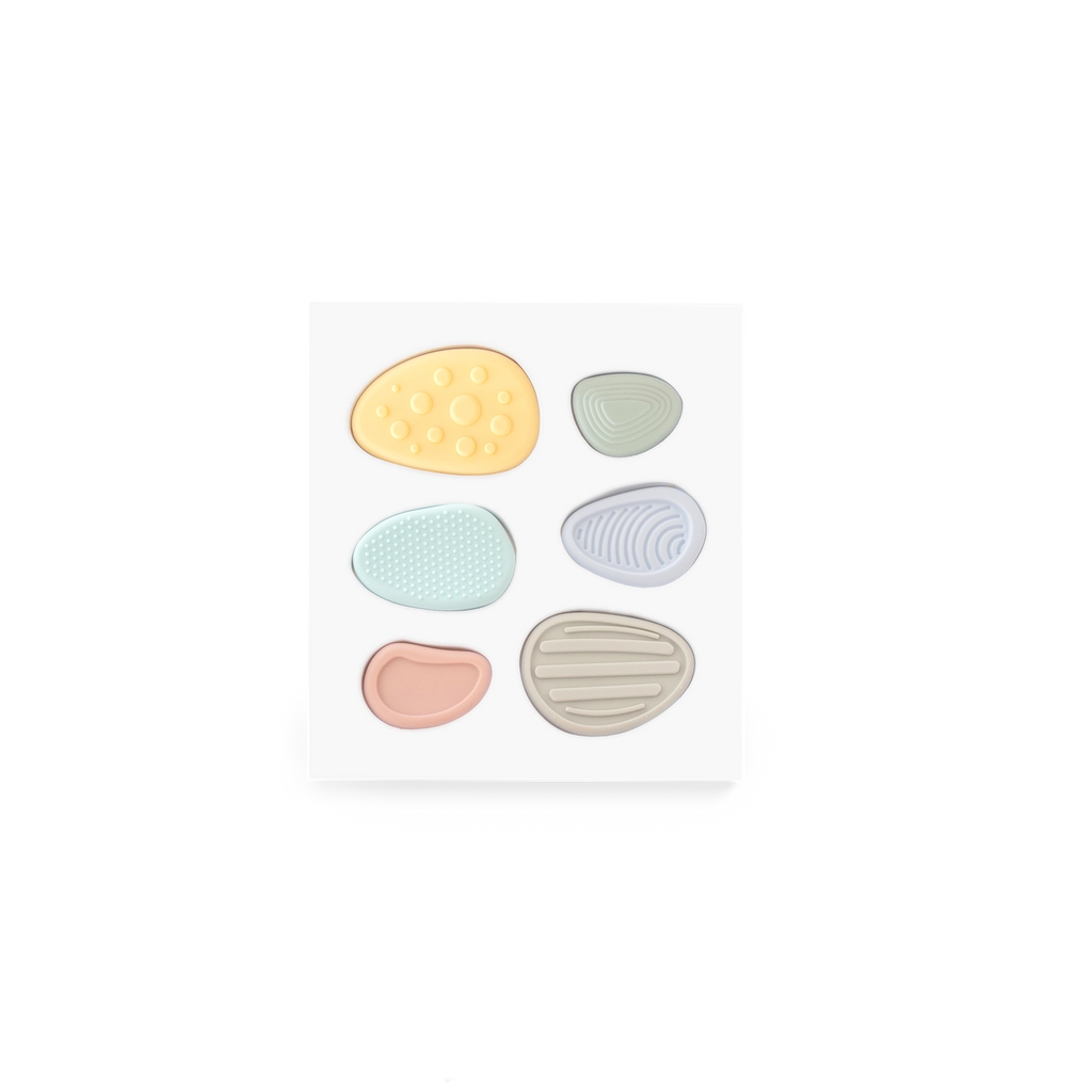 Worry Stones – Calming Sensory Fidget For Kids (Set of 6)