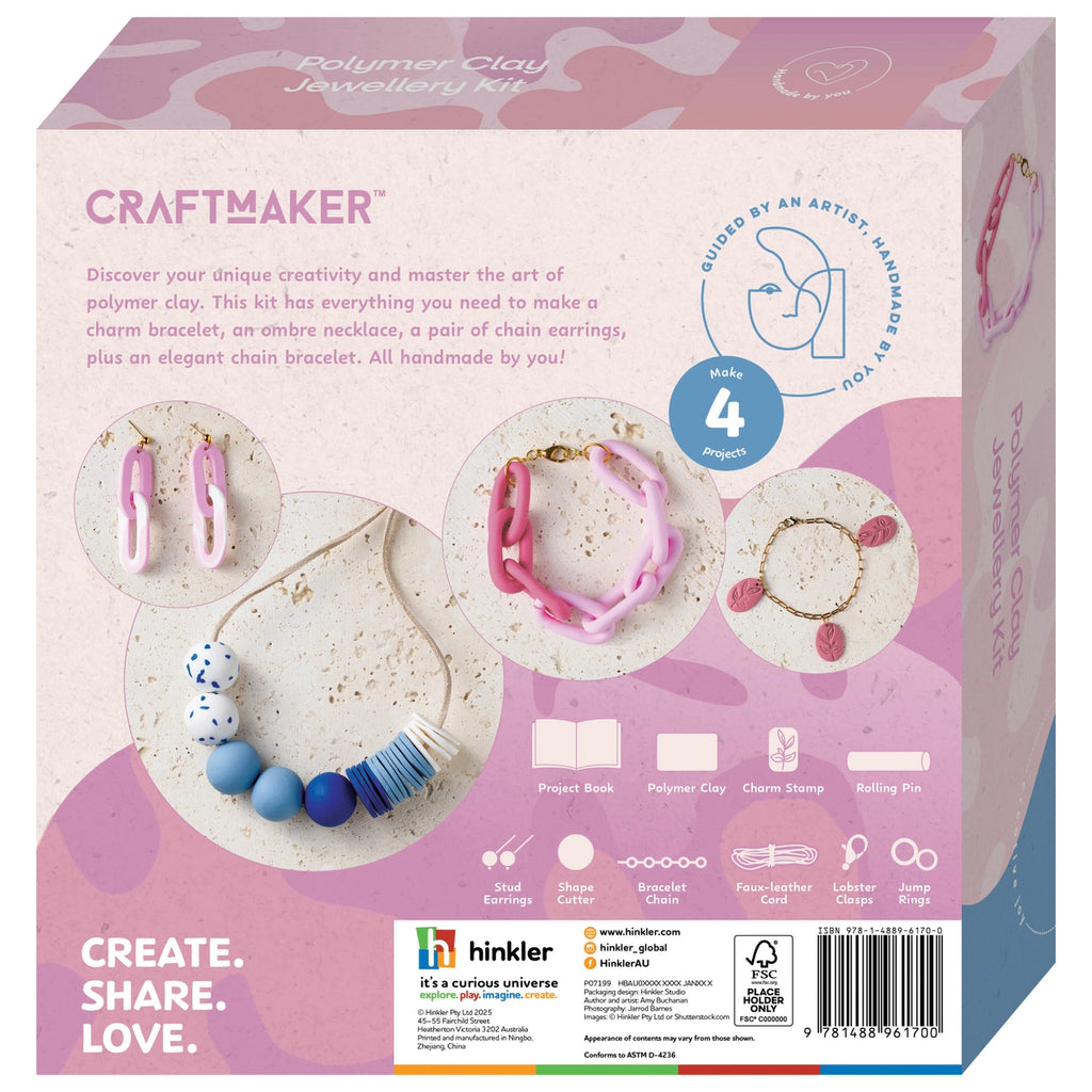 Craft Maker Polymer Clay Jewellery Kit