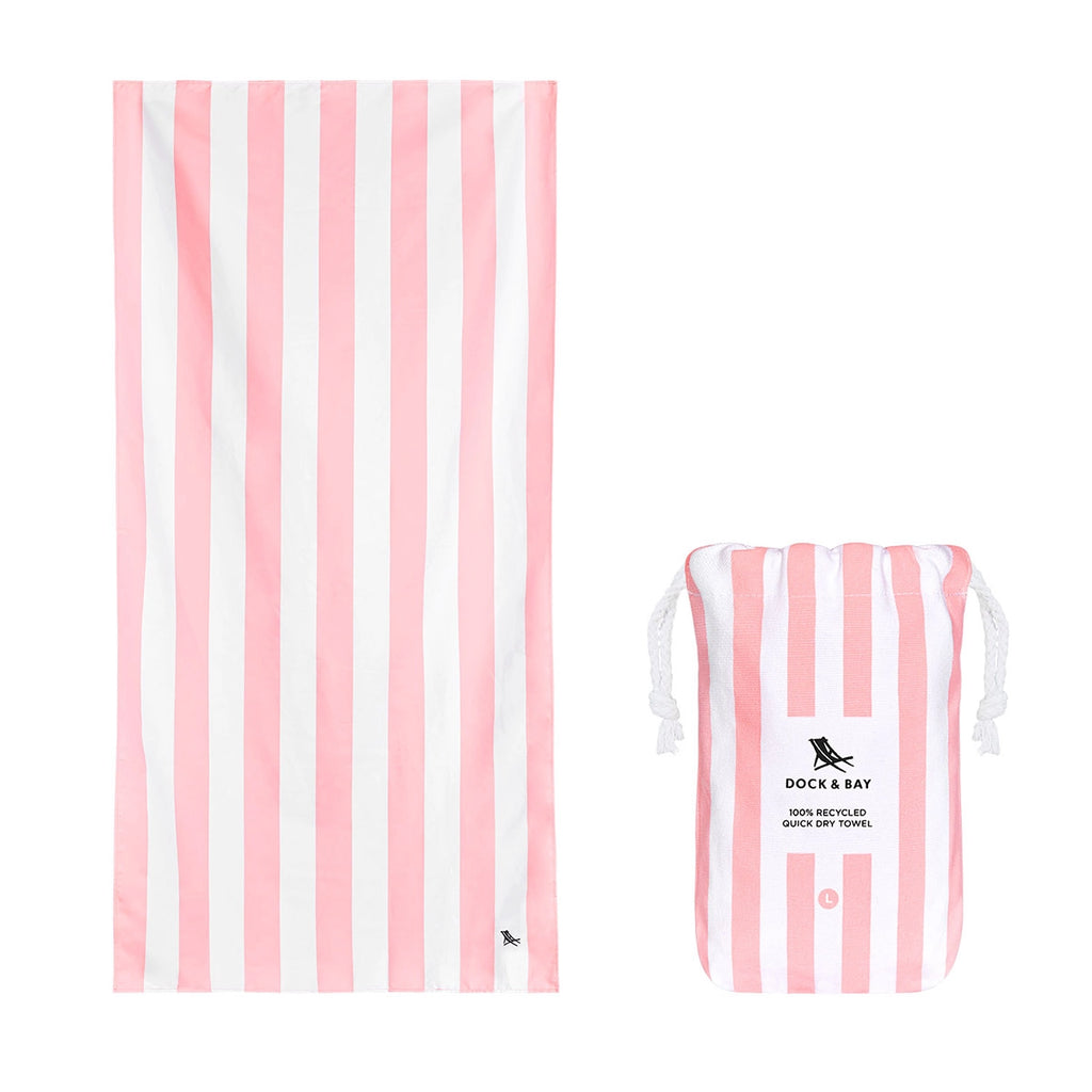 Quick Dry Towel Malibu Pink - L